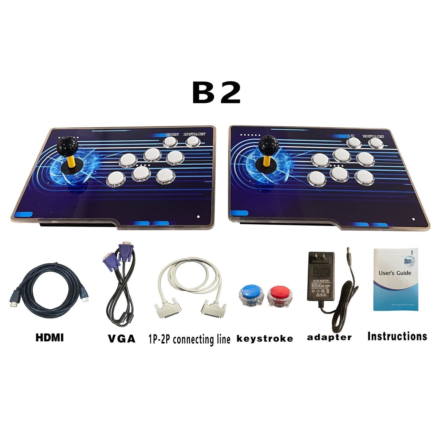 Pandora Split Retro Arcade Machine 10,000 Games WIFI Version / HD