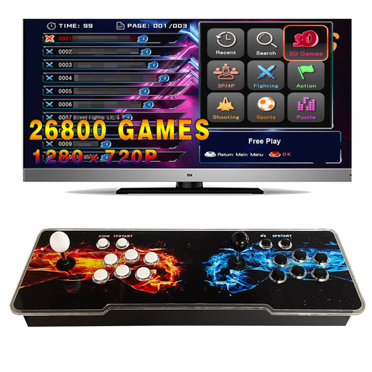 Pandora Retro Arcade Machine - 26,800 Games HD