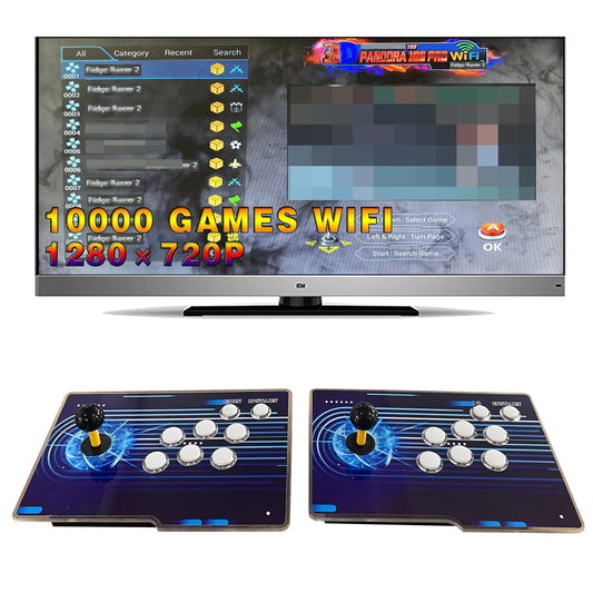 Pandora Split Retro Arcade Machine 10,000 Games WIFI Version / HD